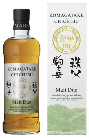 2021年4月末限定発売】マルスウイスキー モルト デュオ 駒ヶ岳×秩父  