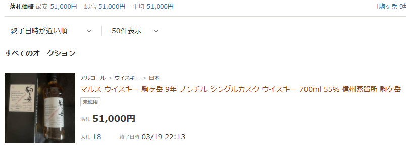 レビュー】シングルカスク駒ヶ岳 AGED 9 YEARS Cask No.1665 – 特徴や味、定価、どこで買える？ |  ジャパニーズウイスキーディクショナリー