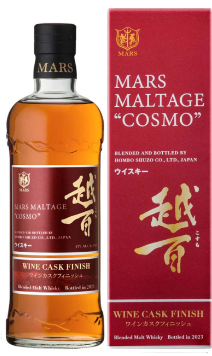 MARS MALTAGE COSMO（越百）2023WINECASKFINISH Review] Mars Maltage Cosmo Wine Cask Finish Bottled in 2023
