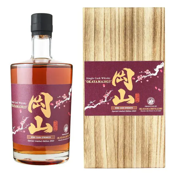 【抽選販売2023年9月24日まで】シングルカスクウイスキー岡山 2023 WINE CASK STRENGTH | ジャパニーズウイスキー ディクショナリー