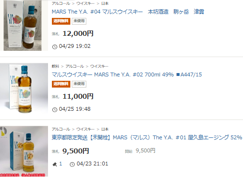 レビュー】MARS The Y.A. #04 | ジャパニーズウイスキー