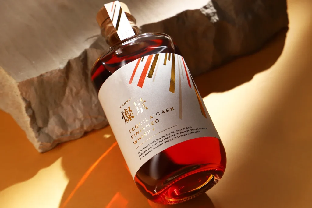 【発売情報】奈良県神息酒造が作る、希少なテキーラ樽で仕込んだモルトウイスキー「燦景 -sankei-」の抽選販売を開始